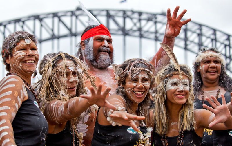 Indigenous dancers at Homeground indigenous Festival in Sydney
